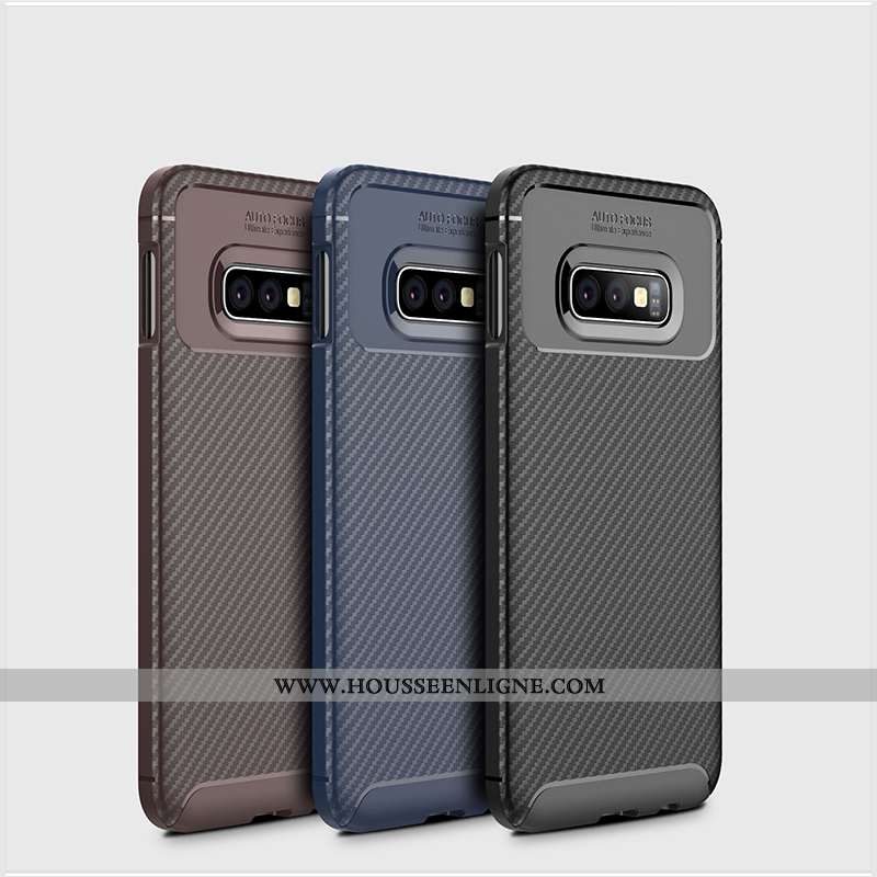 Housse Samsung Galaxy S10e Silicone Protection Business Coque Ballon Légère Tout Compris Noir