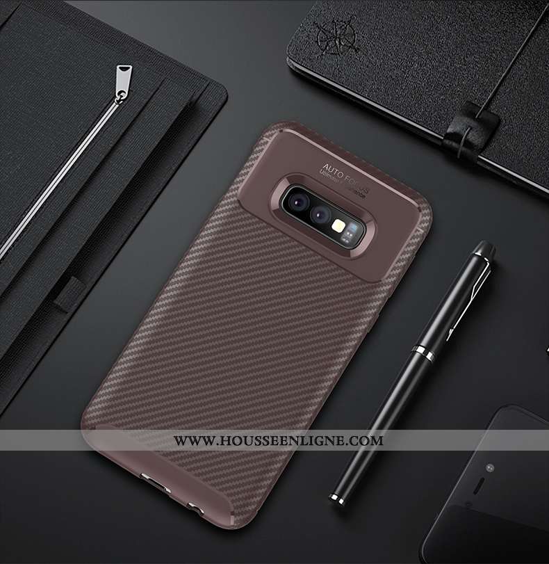 Housse Samsung Galaxy S10e Silicone Protection Business Coque Ballon Légère Tout Compris Noir