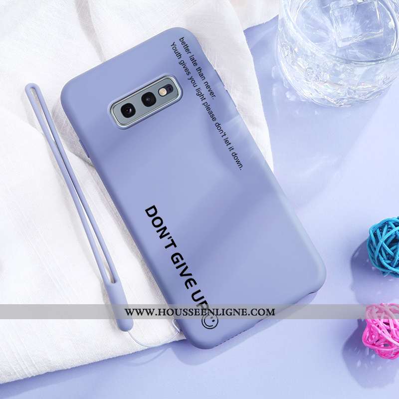 Housse Samsung Galaxy S10e Silicone Protection Téléphone Portable Tendance Étoile Fluide Doux Coque 
