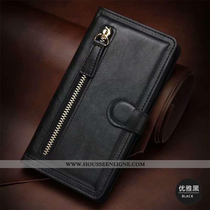 Housse Samsung Galaxy S20+ Cuir Véritable Reversible Portefeuilles Bleu Boucle Téléphone Portable
