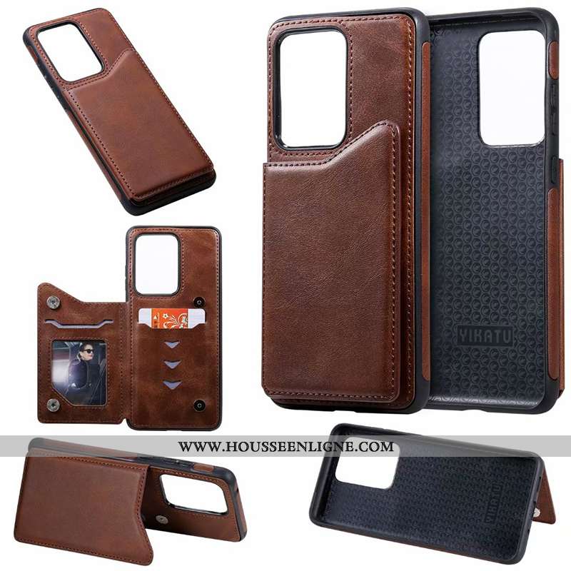 Housse Samsung Galaxy S20 Cuir Étui Téléphone Portable Étoile Coque Carte Rose