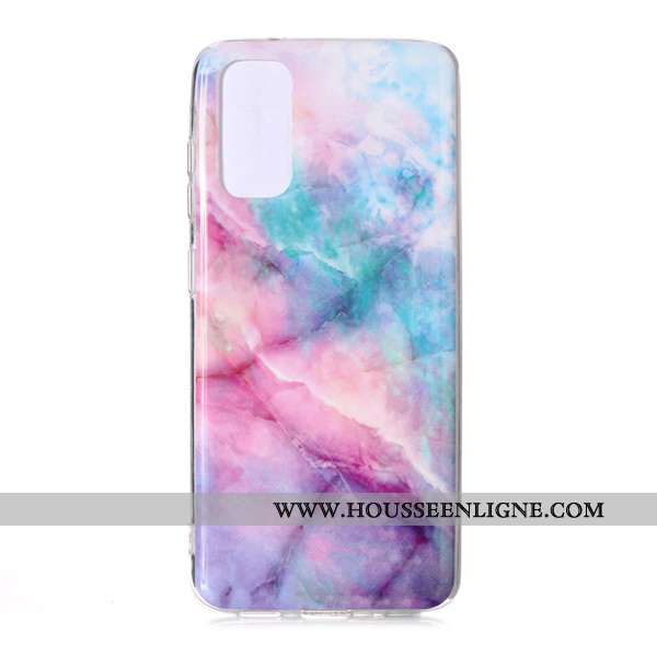 Housse Samsung Galaxy S20 Dessin Animé Étoile Téléphone Portable Grand Étui Coque Incassable Rose