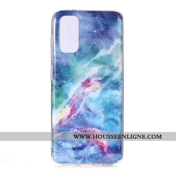 Housse Samsung Galaxy S20 Dessin Animé Étoile Téléphone Portable Grand Étui Coque Incassable Rose