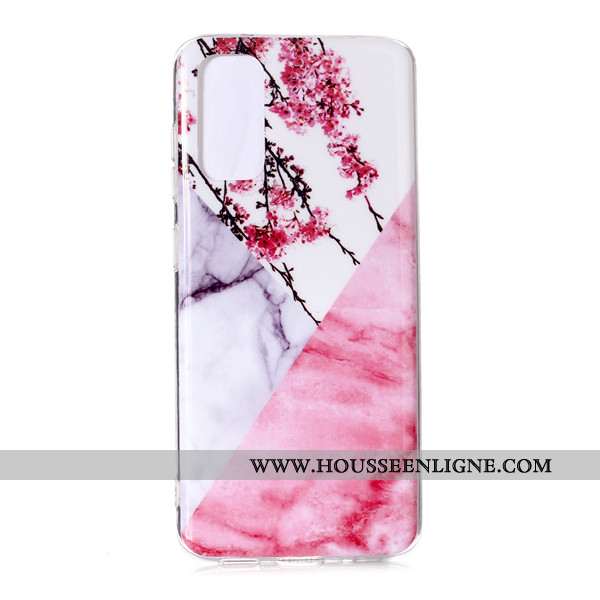 Housse Samsung Galaxy S20 Dessin Animé Étoile Téléphone Portable Grand Étui Coque Incassable Rose