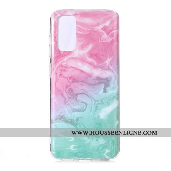 Housse Samsung Galaxy S20 Dessin Animé Étoile Téléphone Portable Grand Étui Coque Incassable Rose