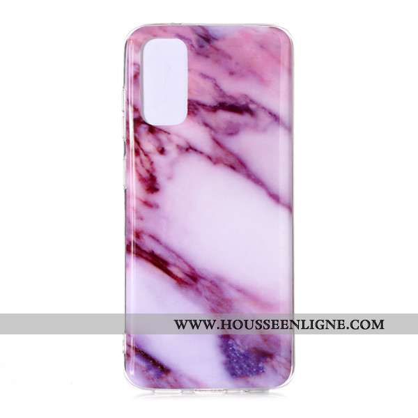 Housse Samsung Galaxy S20 Dessin Animé Étoile Téléphone Portable Grand Étui Coque Incassable Rose