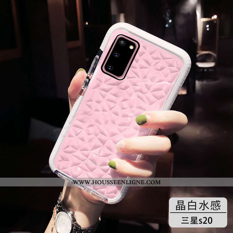 Housse Samsung Galaxy S20 Personnalité Créatif Étoile Silicone Tendance Tout Compris Fluide Doux Bla