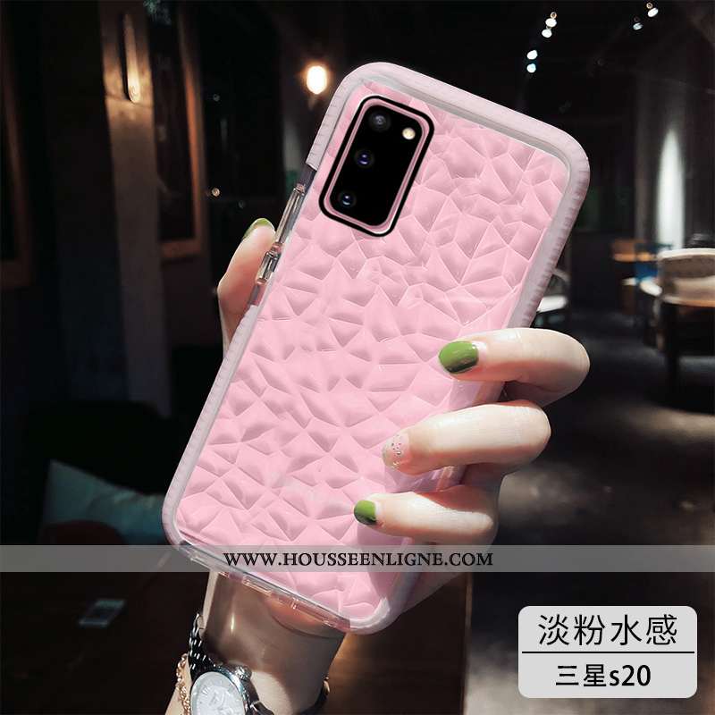 Housse Samsung Galaxy S20 Personnalité Créatif Étoile Silicone Tendance Tout Compris Fluide Doux Bla
