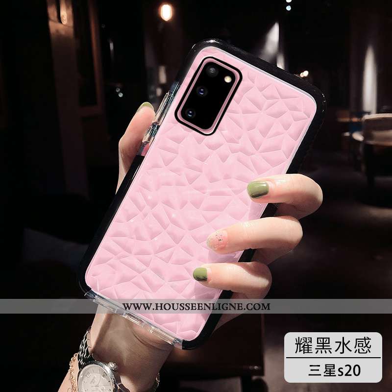 Housse Samsung Galaxy S20 Personnalité Créatif Étoile Silicone Tendance Tout Compris Fluide Doux Bla