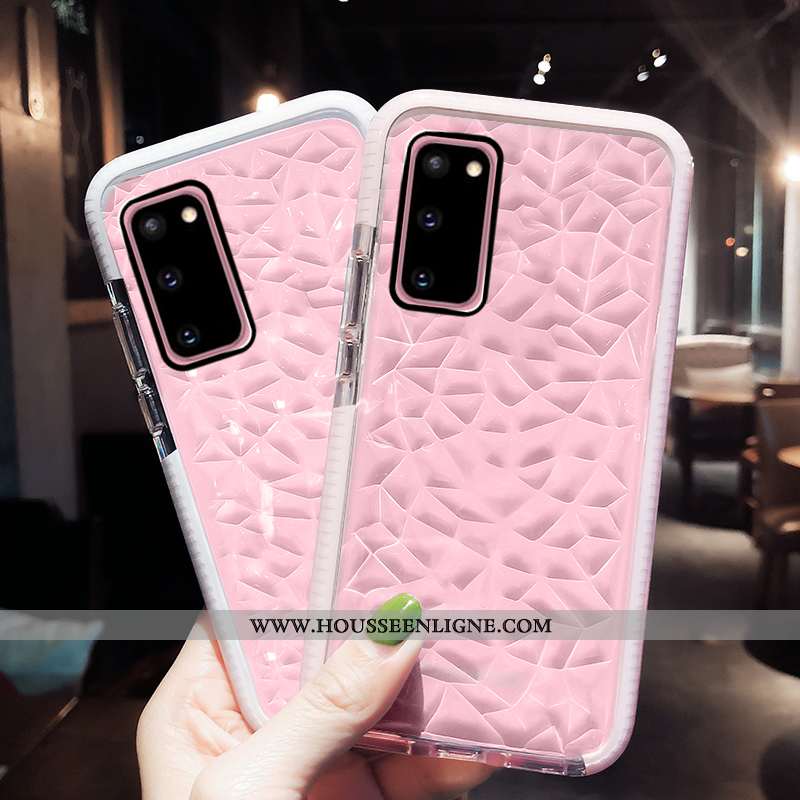 Housse Samsung Galaxy S20 Personnalité Créatif Étoile Silicone Tendance Tout Compris Fluide Doux Bla