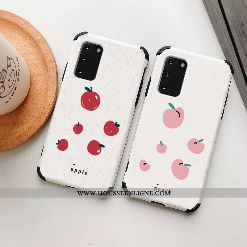 Housse Samsung Galaxy S20 Protection Personnalité Net Rouge Soie Mulberry Dessin Animé Frais Incassa