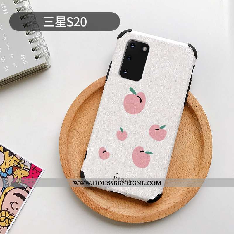 Housse Samsung Galaxy S20 Protection Personnalité Net Rouge Soie Mulberry Dessin Animé Frais Incassa