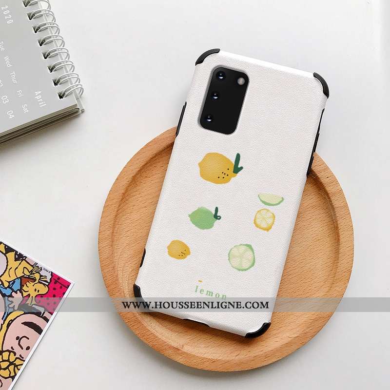 Housse Samsung Galaxy S20 Protection Personnalité Net Rouge Soie Mulberry Dessin Animé Frais Incassa