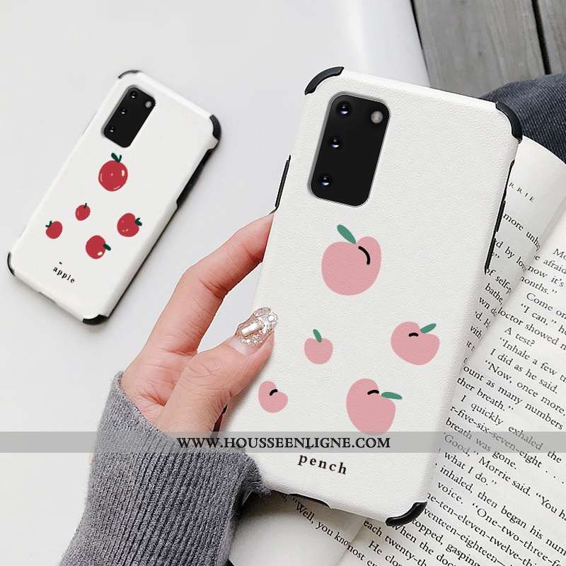Housse Samsung Galaxy S20 Protection Personnalité Net Rouge Soie Mulberry Dessin Animé Frais Incassa