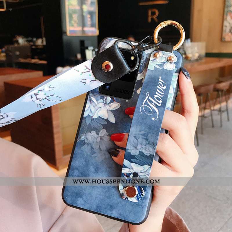 Housse Samsung Galaxy S20 Ultra Créatif Fluide Doux Étoile Téléphone Portable Bleu Personnalité Étui