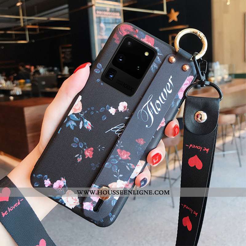 Housse Samsung Galaxy S20 Ultra Créatif Fluide Doux Étoile Téléphone Portable Bleu Personnalité Étui