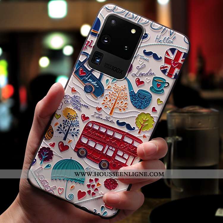 Housse Samsung Galaxy S20 Ultra Fluide Doux Silicone Coque Délavé En Daim Légère Ultra Tendance Rose