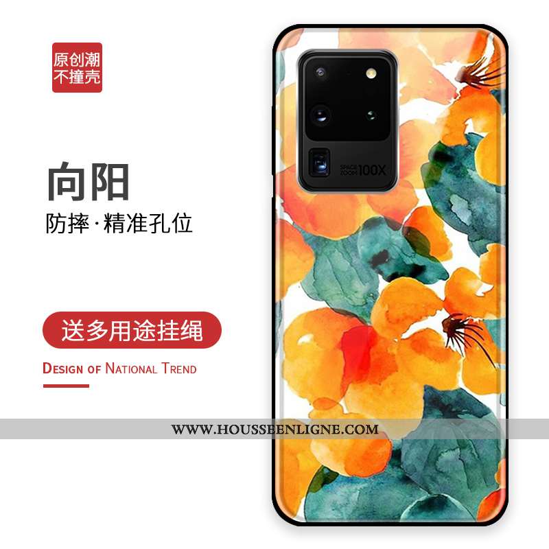 Housse Samsung Galaxy S20 Ultra Personnalité Silicone Téléphone Portable Étui Coque Étoile Tout Comp