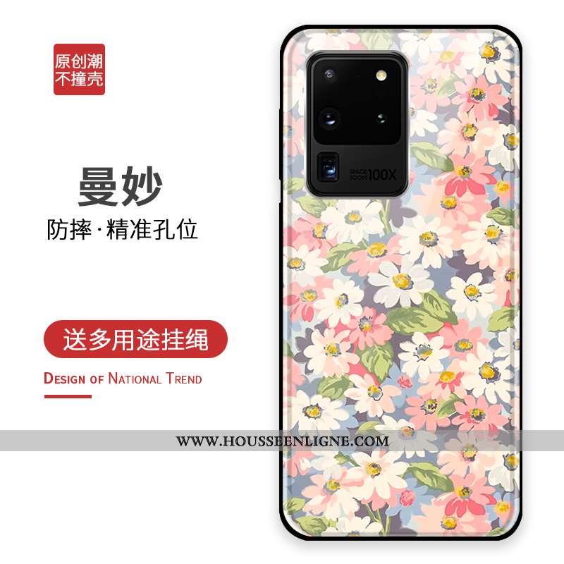 Housse Samsung Galaxy S20 Ultra Personnalité Silicone Téléphone Portable Étui Coque Étoile Tout Comp