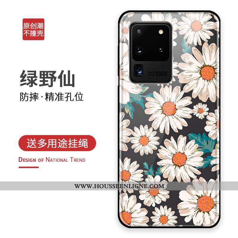 Housse Samsung Galaxy S20 Ultra Personnalité Silicone Téléphone Portable Étui Coque Étoile Tout Comp