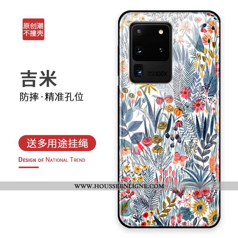 Housse Samsung Galaxy S20 Ultra Personnalité Silicone Téléphone Portable Étui Coque Étoile Tout Comp