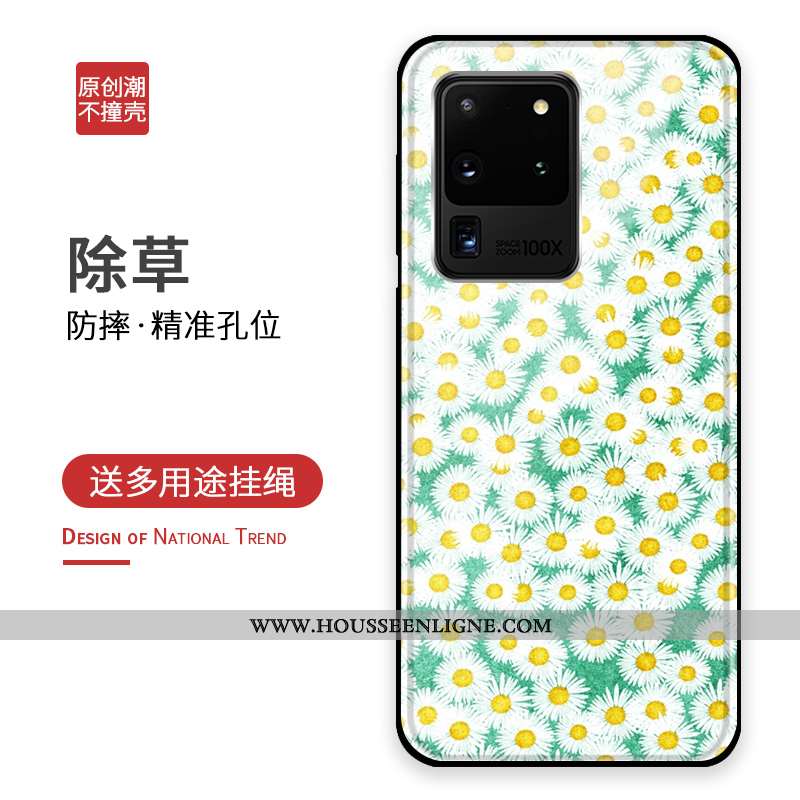 Housse Samsung Galaxy S20 Ultra Personnalité Silicone Téléphone Portable Étui Coque Étoile Tout Comp