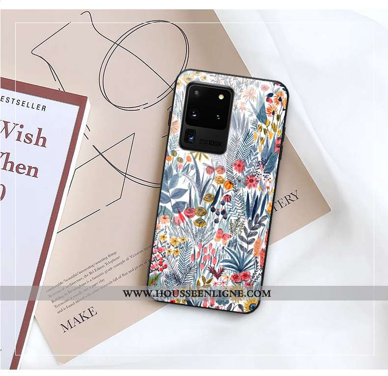 Housse Samsung Galaxy S20 Ultra Personnalité Silicone Téléphone Portable Étui Coque Étoile Tout Comp
