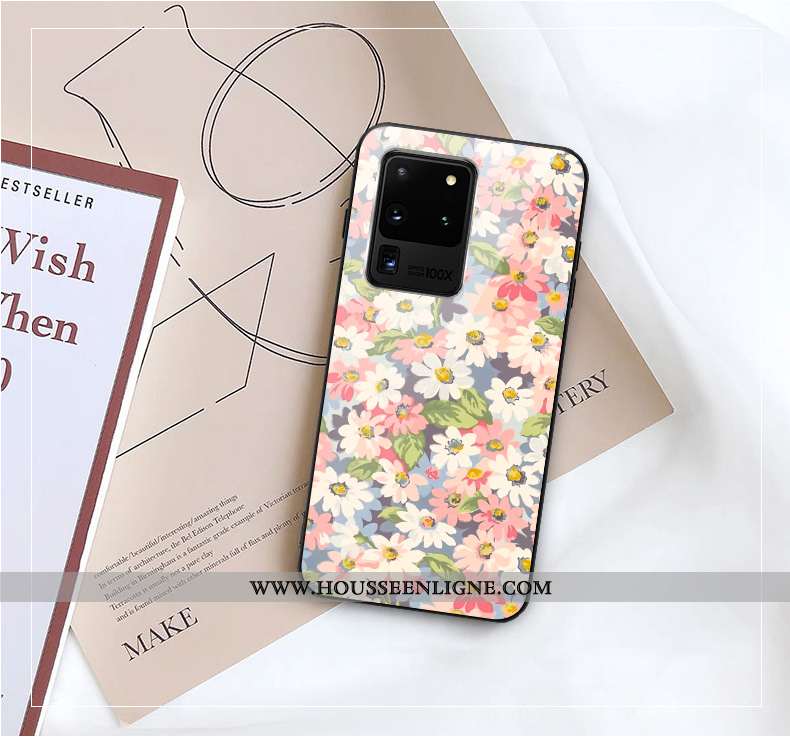 Housse Samsung Galaxy S20 Ultra Personnalité Silicone Téléphone Portable Étui Coque Étoile Tout Comp