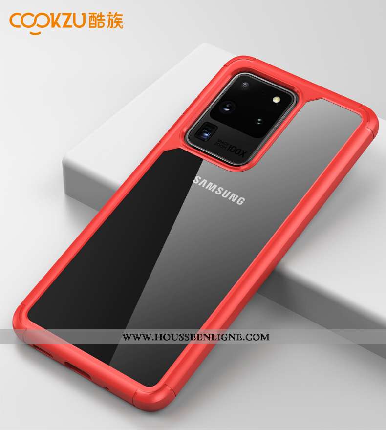 Housse Samsung Galaxy S20 Ultra Protection Incassable Étui Étoile Téléphone Portable Coque Noir