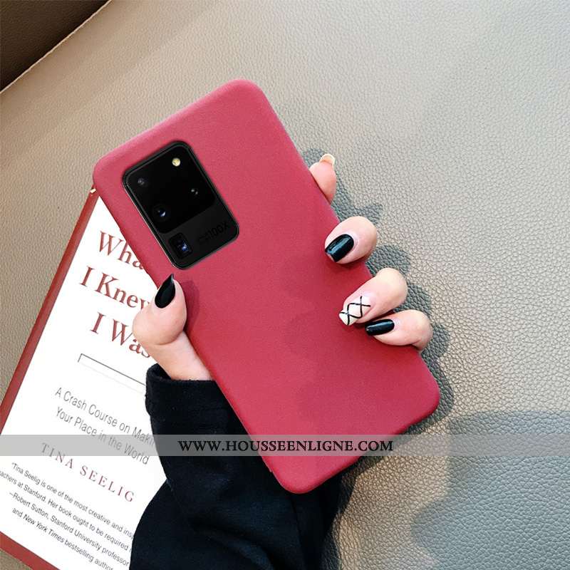 Housse Samsung Galaxy S20 Ultra Silicone Protection Légère Fluide Doux Tendance Nouveau Incassable N