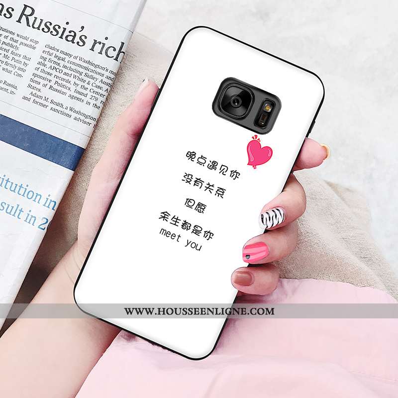 Housse Samsung Galaxy S6 Protection Personnalité Fluide Doux Silicone Étui Téléphone Portable Nouvea
