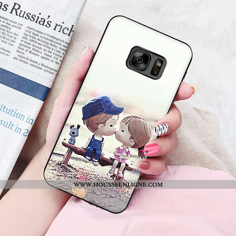 Housse Samsung Galaxy S6 Protection Personnalité Fluide Doux Silicone Étui Téléphone Portable Nouvea
