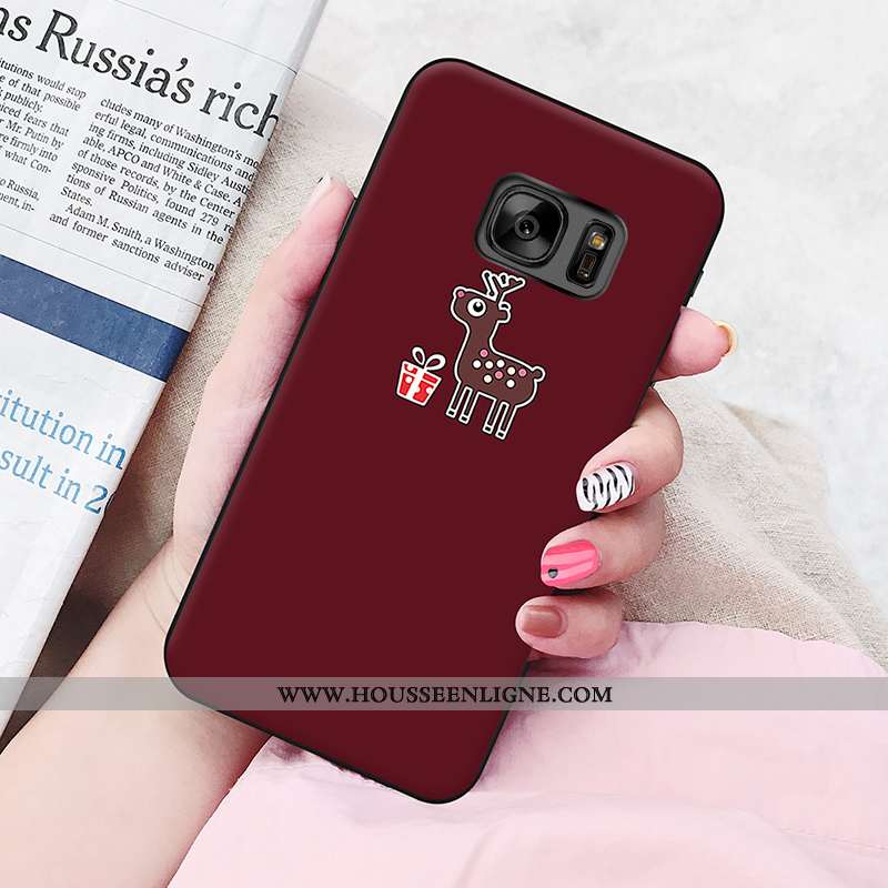 Housse Samsung Galaxy S6 Protection Personnalité Fluide Doux Silicone Étui Téléphone Portable Nouvea