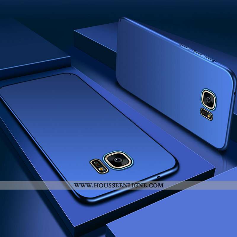 Housse Samsung Galaxy S7 Délavé En Daim Personnalité Étui Créatif Étoile Net Rouge Téléphone Portabl
