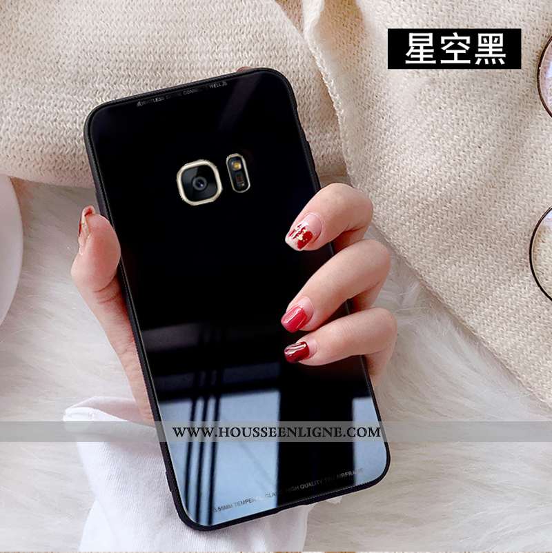 Housse Samsung Galaxy S7 Edge Protection Verre Personnalité Étui Nouveau Coque Tendance Rouge