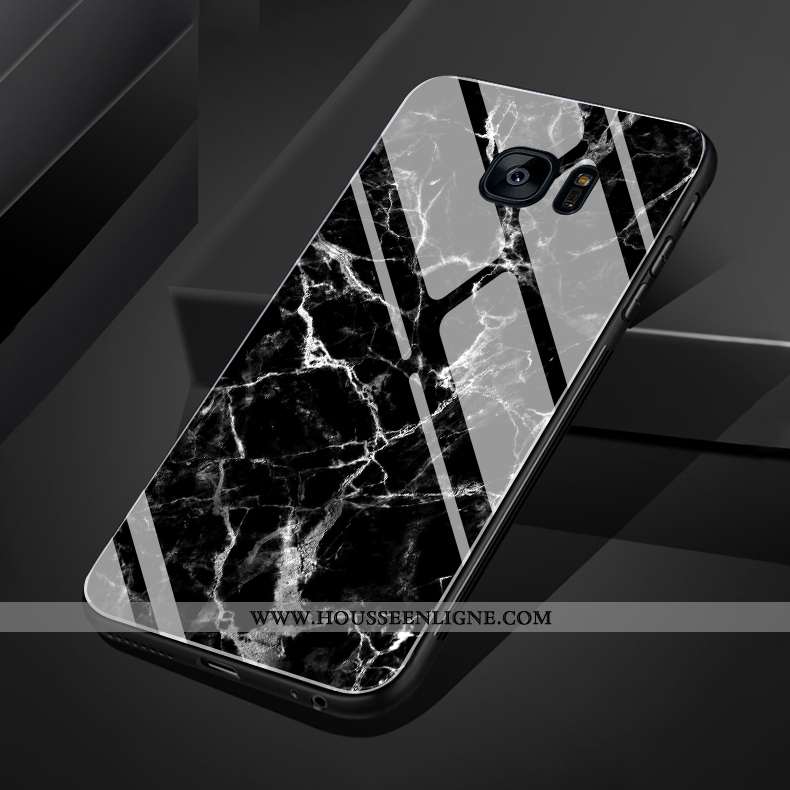 Housse Samsung Galaxy S7 Edge Protection Verre Étui Europe Grand Coque Vent Blanche