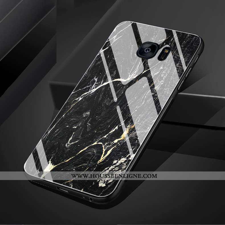 Housse Samsung Galaxy S7 Edge Protection Verre Étui Europe Grand Coque Vent Blanche