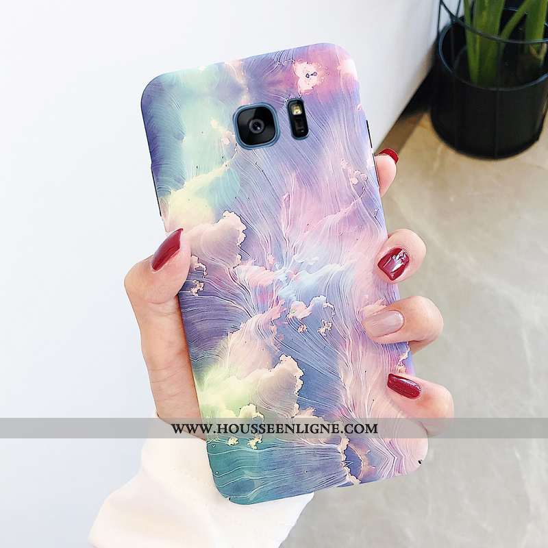 Housse Samsung Galaxy S7 Edge Tendance Personnalité Incassable Coque Amoureux Lumineuses Téléphone P