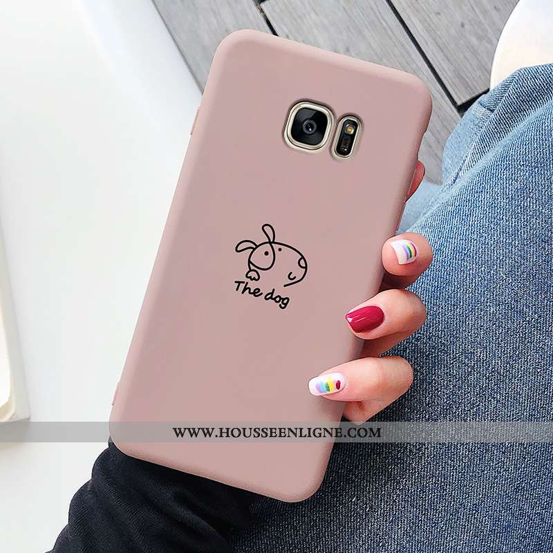 Housse Samsung Galaxy S7 Mode Protection Étui Téléphone Portable Rouge Tendance Tout Compris