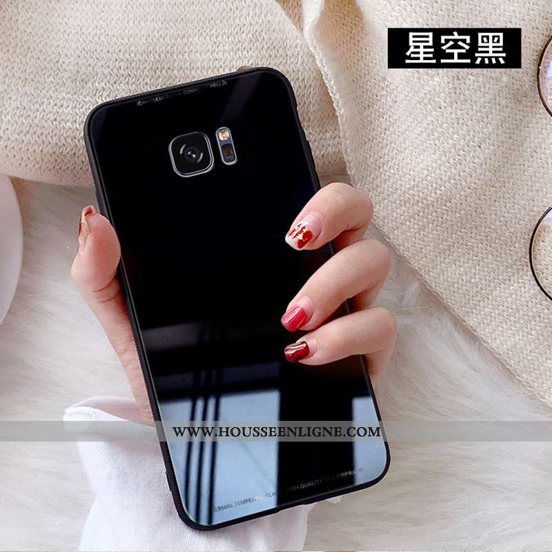 Housse Samsung Galaxy S7 Protection Personnalité Étui Tendance Coque Blanc Téléphone Portable Blanch