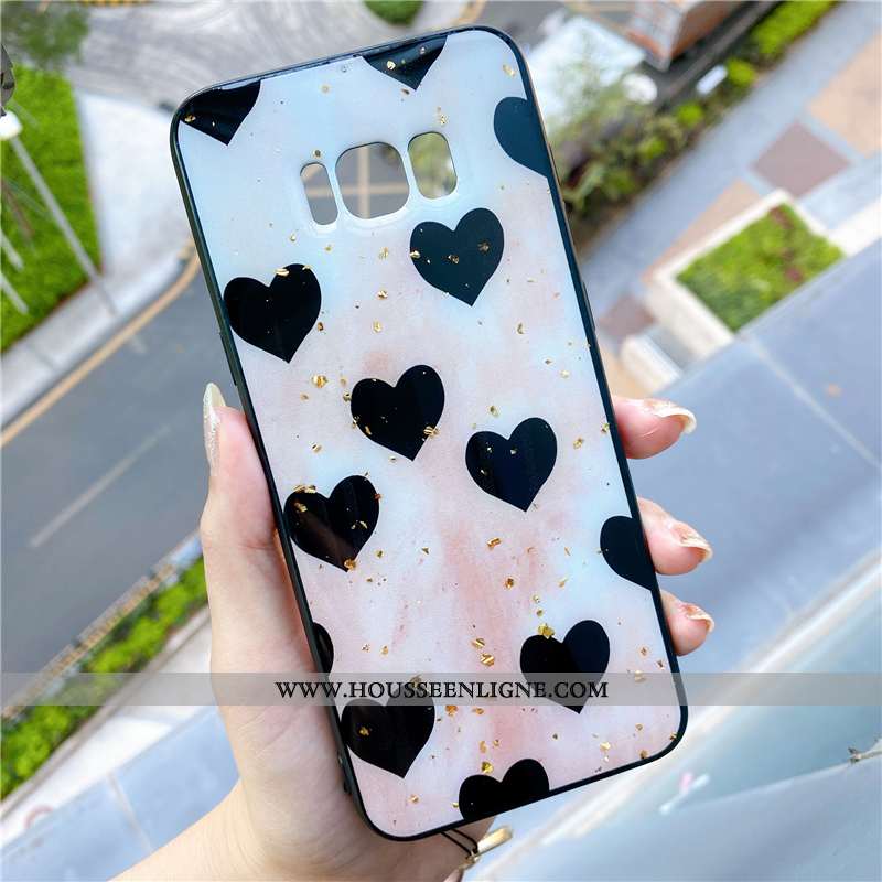 Housse Samsung Galaxy S8 Créatif Vintage Rouge Légère Personnalité Ultra Étui