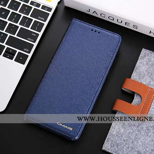 Housse Samsung Galaxy S8 Cuir Protection Téléphone Portable Étui Bleu Étoile