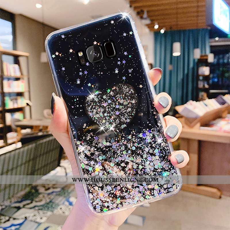 Housse Samsung Galaxy S8 Fluide Doux Mode Étui Coque Protection Transparent Vert Verte