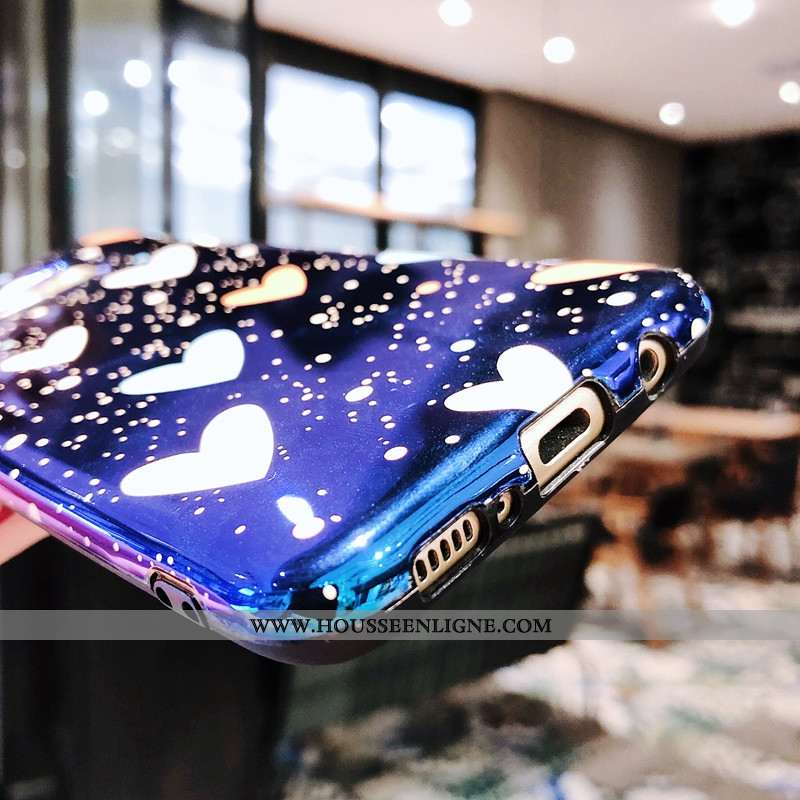 Housse Samsung Galaxy S8 Fluide Doux Silicone Tendance Coque Étoile Téléphone Portable Amoureux Bleu