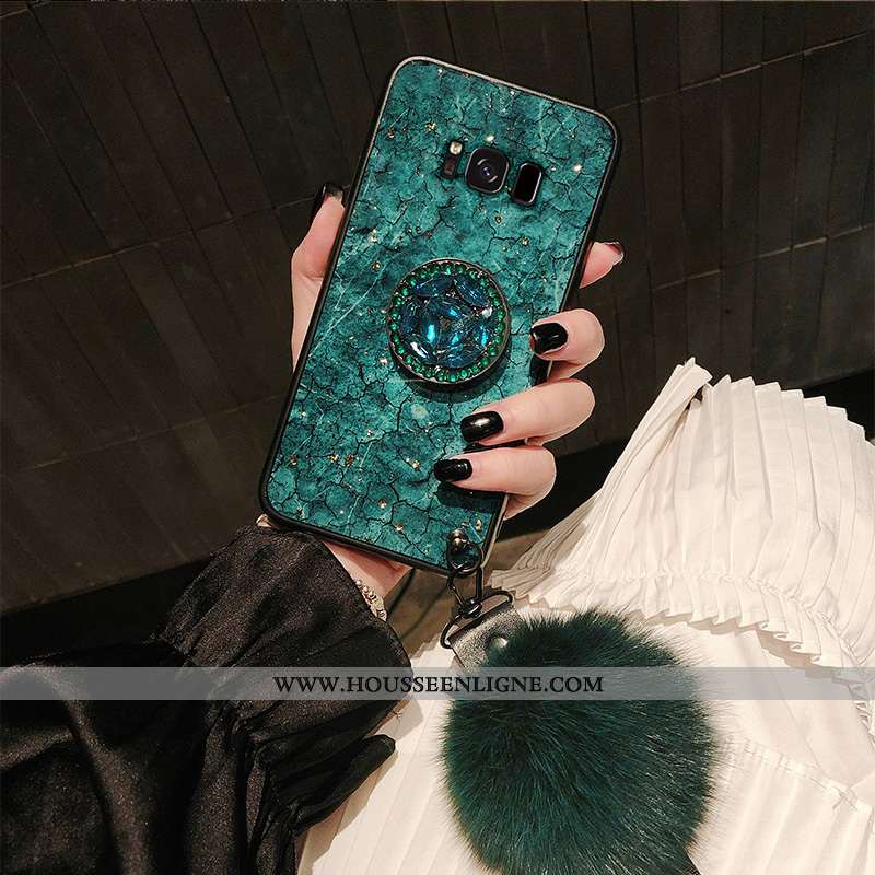 Housse Samsung Galaxy S8+ Mode Protection Difficile Incassable Vert Étui Tout Compris Verte
