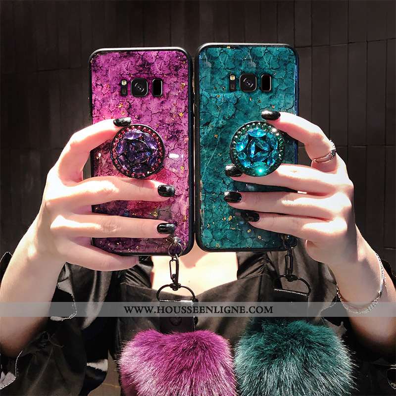 Housse Samsung Galaxy S8+ Mode Protection Difficile Incassable Vert Étui Tout Compris Verte