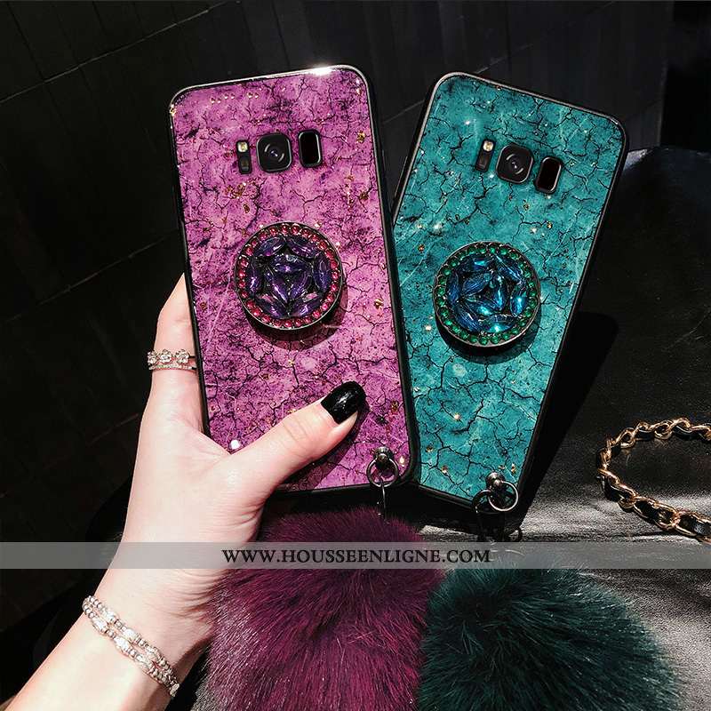 Housse Samsung Galaxy S8+ Mode Protection Difficile Incassable Vert Étui Tout Compris Verte