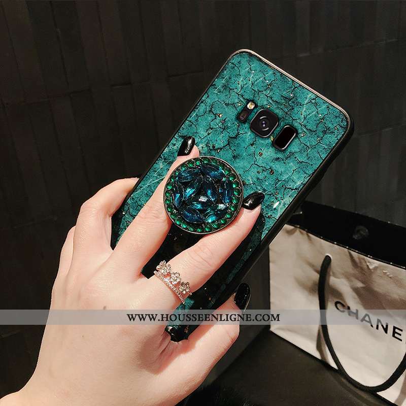 Housse Samsung Galaxy S8+ Mode Protection Difficile Incassable Vert Étui Tout Compris Verte