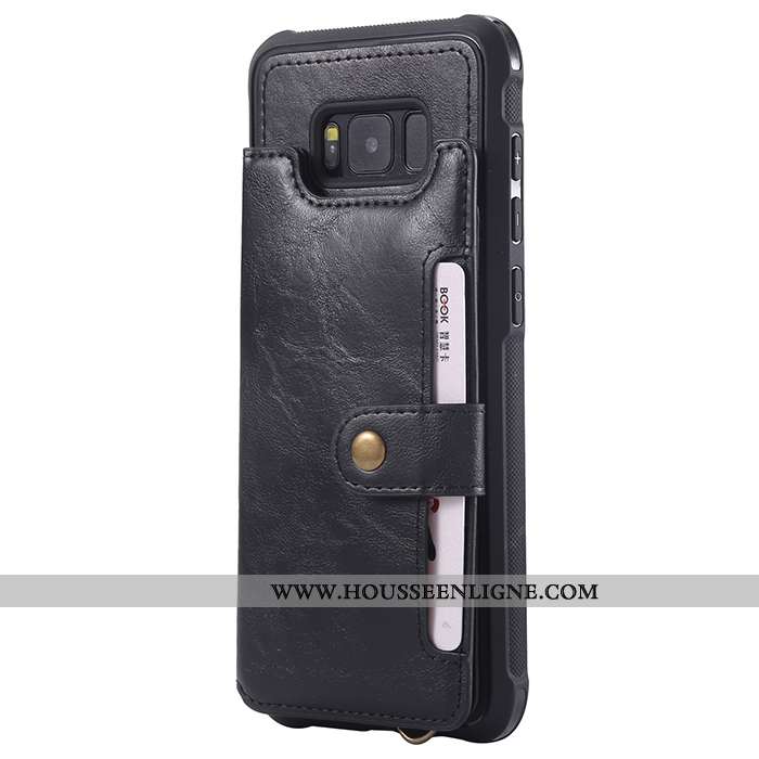 Housse Samsung Galaxy S8 Ornements Suspendus Portefeuille Cuir Étui Téléphone Portable Étoile Coque 