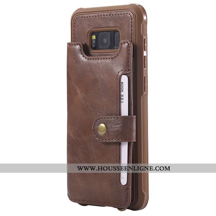 Housse Samsung Galaxy S8 Ornements Suspendus Portefeuille Cuir Étui Téléphone Portable Étoile Coque 